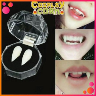 Răng nanh giả hóa trang cosplay và keo gắn nanh giả hóa trang nanh ma cà rồng người sói