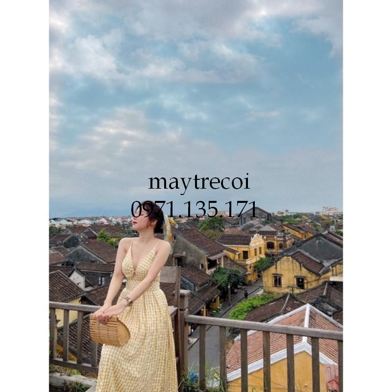 Túi nan tre dáng bầu || Túi tre đi biển, chụp hình vintage