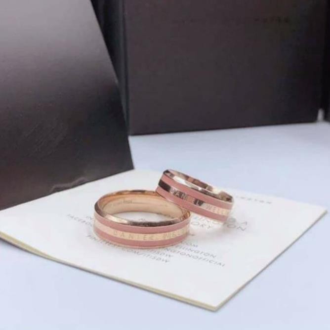 (Freeship) Nhẫn Daniel Wellington Classic Dusty Rose DW Ring Full size