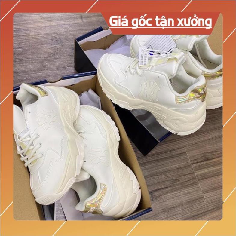 [FreeShip+ Hàng Cao Cấp] Giày thể thao Mlb gót vàng Hàng 1:1, Giày thể thao nam nữ Full phụ kiện (ảnh thật)