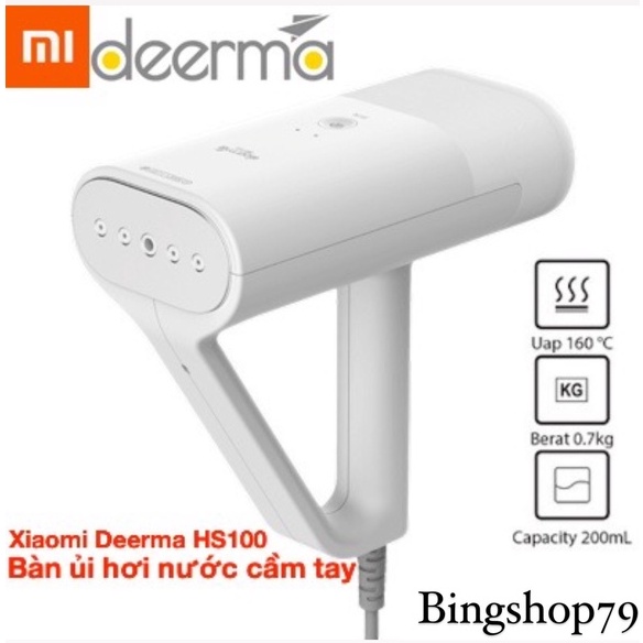 Bàn ủi hơi nước cầm tay Xiaomi Deerma HS100 thumbnail