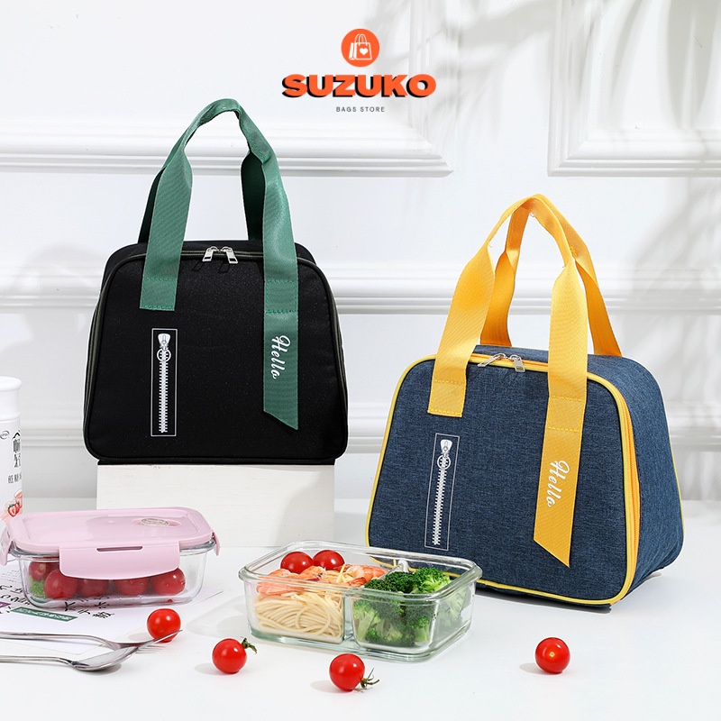 Túi đựng cơm văn phòng, túi đựng hộp cơm giữ nhiệt SUZUKO BAGS chống nước TC08
