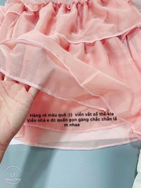 Áo bánh bèo 2 Lớp - Full màu🎀Freeship🎀Kèm video ảnh thật khách chụp