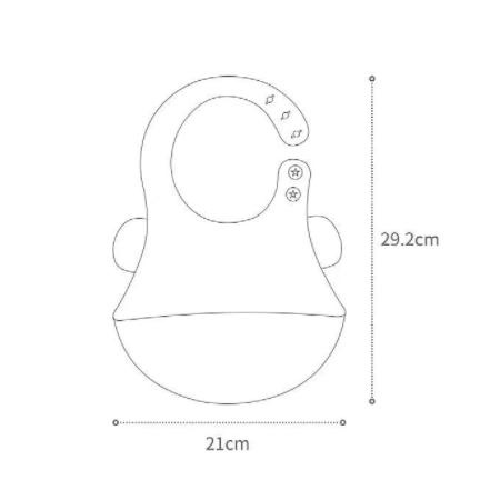 Yếm ăn dặm, yếm ăn silicon có máng nhiều hình đáng yêu cho bé