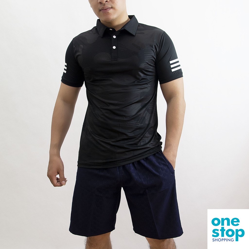 Áo thun có cổ thời trang mặc nhà nam chất liệu vải thun lạnh One shop