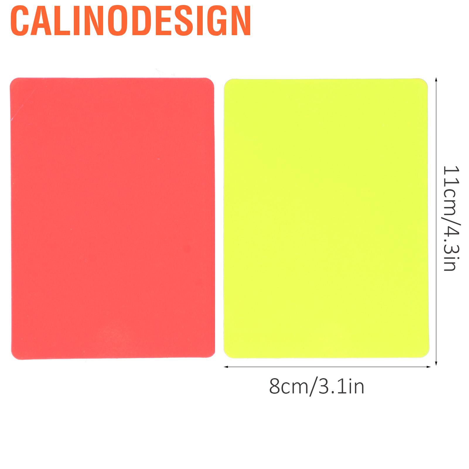 Set 5 Thẻ Cảnh Báo Trọng Tài Bóng Đá Calinodesign