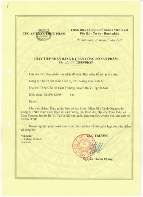 Mầm Đậu Nành Organic Linh Spa - Bổ Sung Sâm Tố Nữ | Thế Giới Skin Care