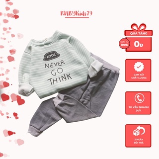 Đồ bộ nỉ bông cho bé trai gái từ 6-18kg RUBYKids79
