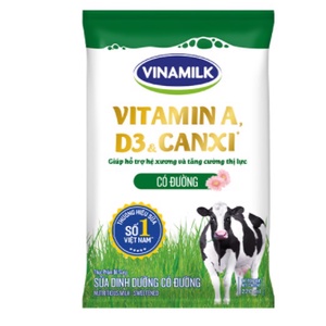 Combo 5 sữa tươi có đường Vinamilk bịch 220ml