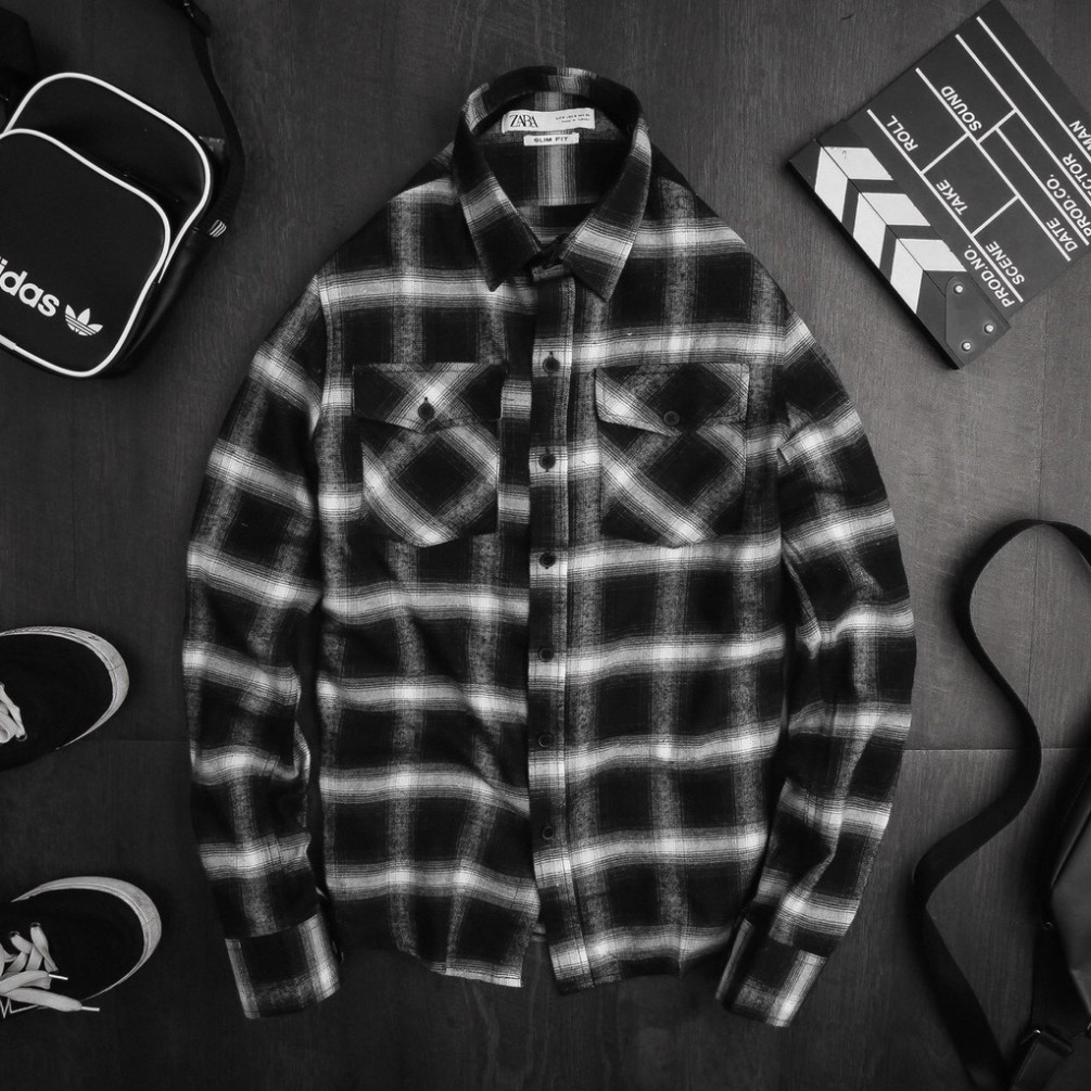 Áo sơ mi khoác ngoài dài tay gấp hộp Kẻ Dạ cao cấp, chất vải cotton mịn phong cách công sở | BigBuy360 - bigbuy360.vn