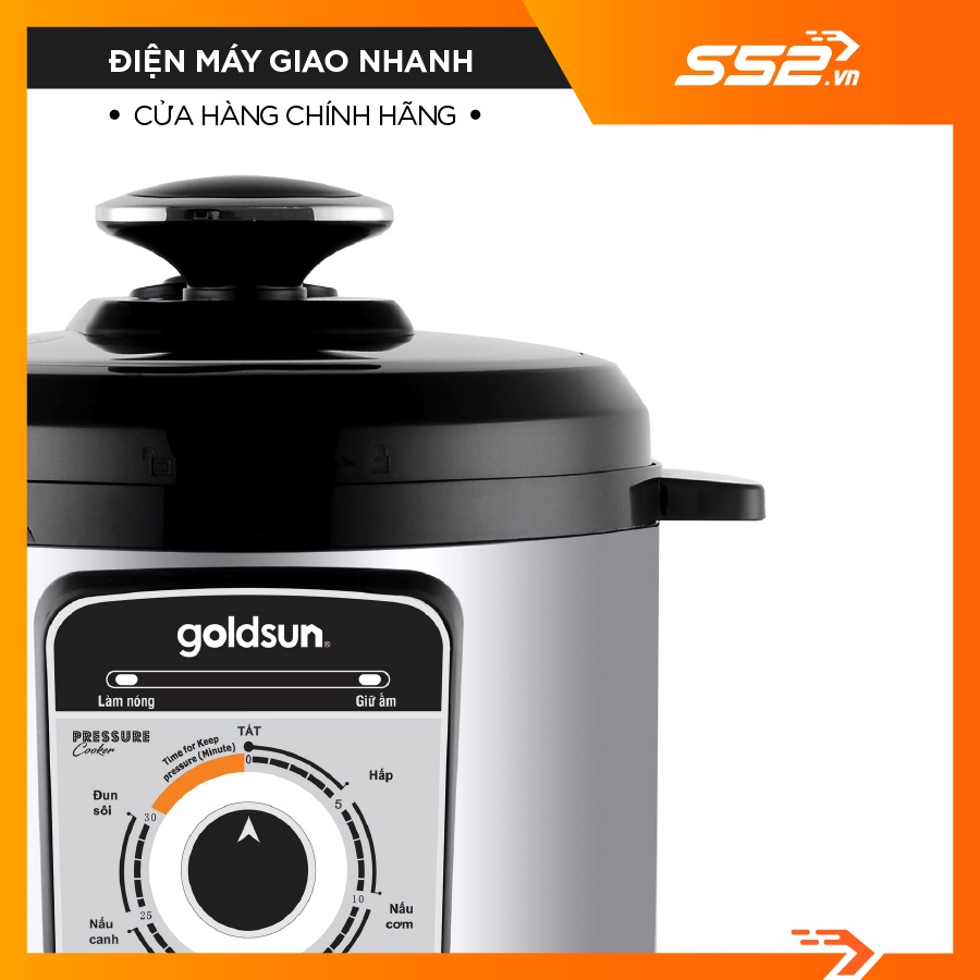 Nồi áp suất Goldsun CD1501-Bảo Hành Chính Hãng