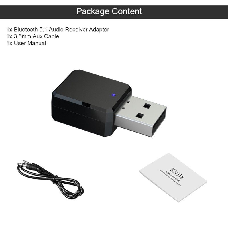 Thiết Bị Nhận Tín Hiệu Âm Thanh Bluetooth 3d Cổng 3.5mm | BigBuy360 - bigbuy360.vn