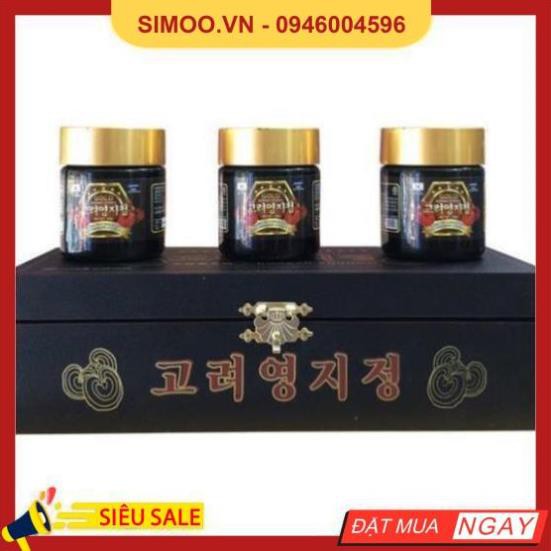 💥 ⚡ SẢN PHẨM CHÍNH HÃNG 💥 ⚡  Cao Linh Chi YoungJi Hộp Gỗ Đen HÀN QUỐC, Hộp 3 lọ* 120gr 💥 ⚡