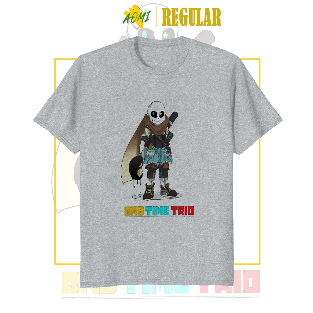 ÁO THUN UNISEX AOMI ĐẶC BIỆT BAD TIME TRIO MURDER TAY NGẮN TAY LỠ NAM NỮ AOMIVN THỜI TRANG