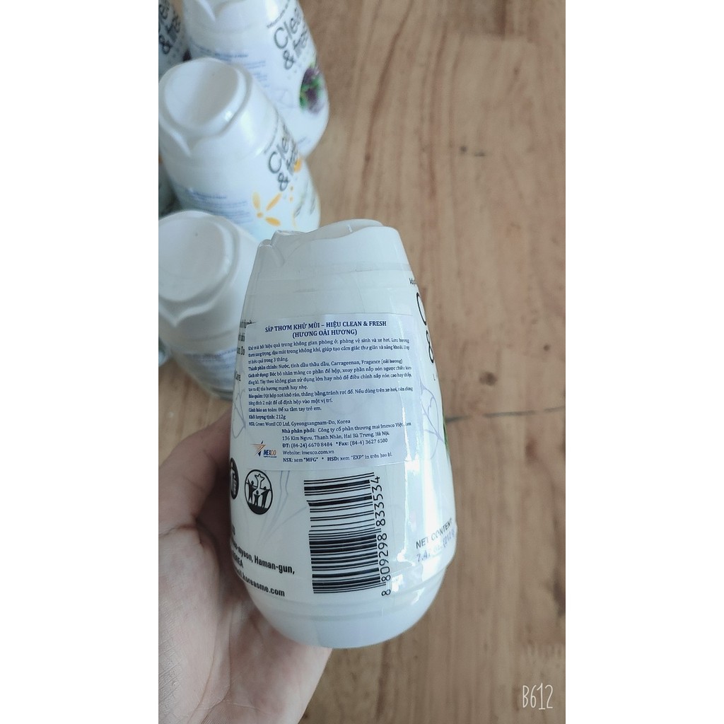 Sáp thơm khử mùi Clean&Fresh 212g