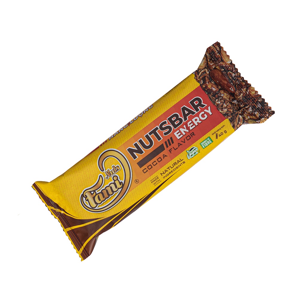 Thanh Hạt Năng Lượng FAMINUTS Vị Cacao Nutsbar Energy 40g - Thực Phẩm Tiếp Năng Lượng Lành Mạnh