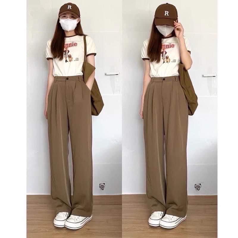 QUẦN CULOTTES ỐNG RỘNG DÀI 100CM SIÊU HACK DÁNG(hình thật/ sẵn) | BigBuy360 - bigbuy360.vn