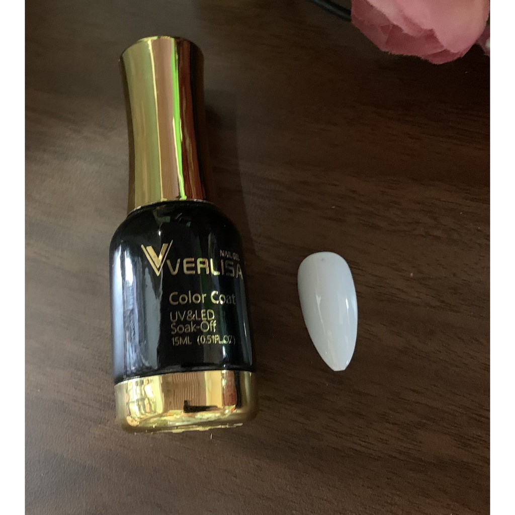 Sơn gel VERLISA trắng , đen chai 15ml