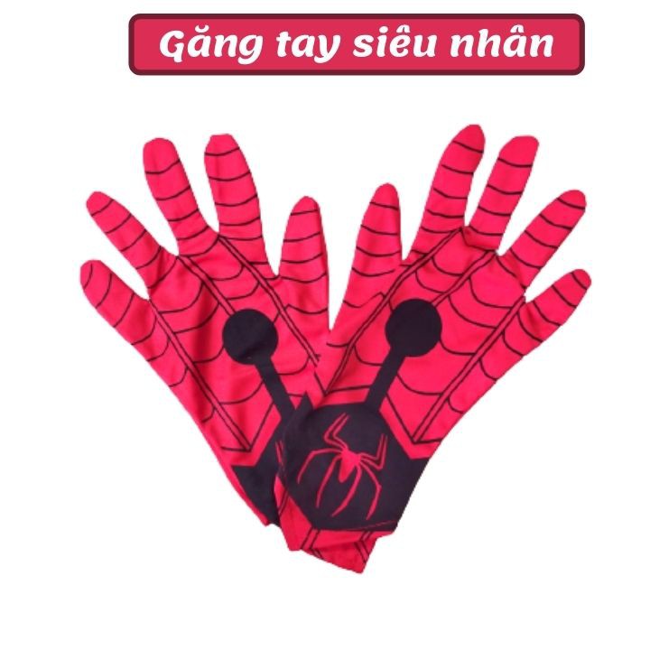 Găng Tay Siêu Nhân Spiderman -Freesize - Tomchuakids