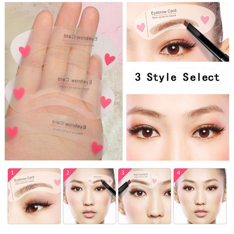 Khuôn kẻ lông mày bộ 3 cái kiểu dáng hot