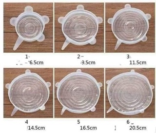 Màng bọc thức ăn silicon cả sét 6c đủ sz