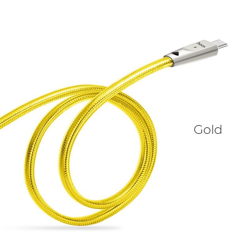 Cáp Sạc TYPE C Hoco U9 Cho Android Dài 1.2M Chống Đứt Đèn Led - BH 3 tháng 1 đổi 1 (MÀU NGẪU NHIÊN) - Hưng Long PC