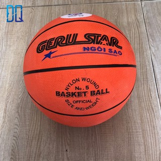 Qủa bóng rổ GeruStar màu cam size 5,6,7 ( Tặng kèm kim bơm bóng và túi lưới đựng bóng)