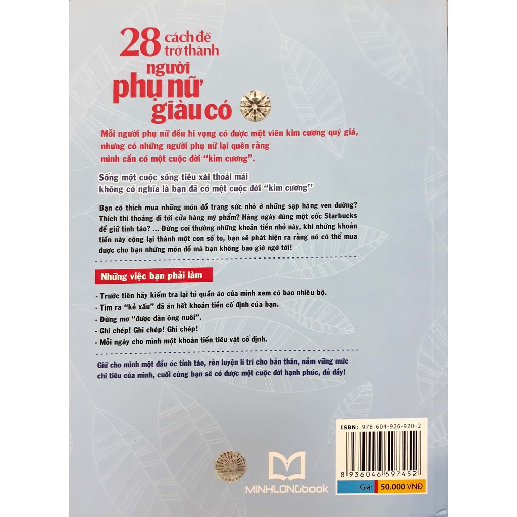 Sách- 28 CÁCH ĐỂ TRỞ THÀNH NGƯỜI PHỤ NỮ GIÀU CÓ | BigBuy360 - bigbuy360.vn