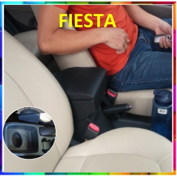 Hộp tỳ tay Kibbet cho Fiesta loại 1490 hàng cao cấp - lắp đặt không khoan vít- Không dùng chung Ecosport Fadil i10