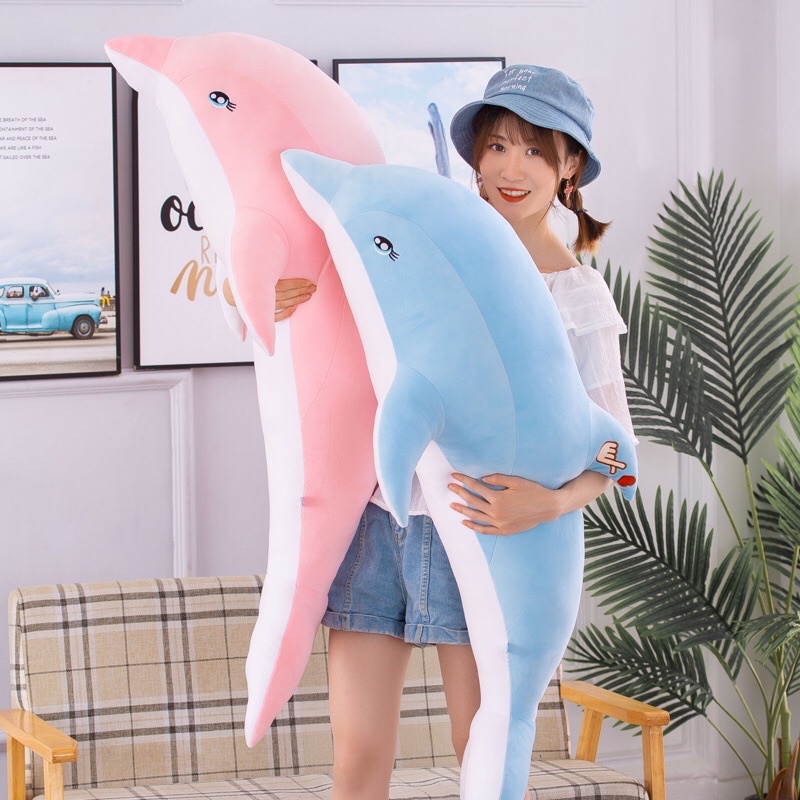 Gấu bông Cá heo siêu to 1m2