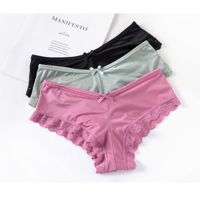 Quần Lót Cạp Chéo Chữ X Thun Lụa Gợi Cảm Mới P097