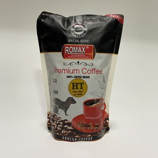 Cà phê hạt rang mộc romax ht arabica robusta espresso 500gr - romax coffee