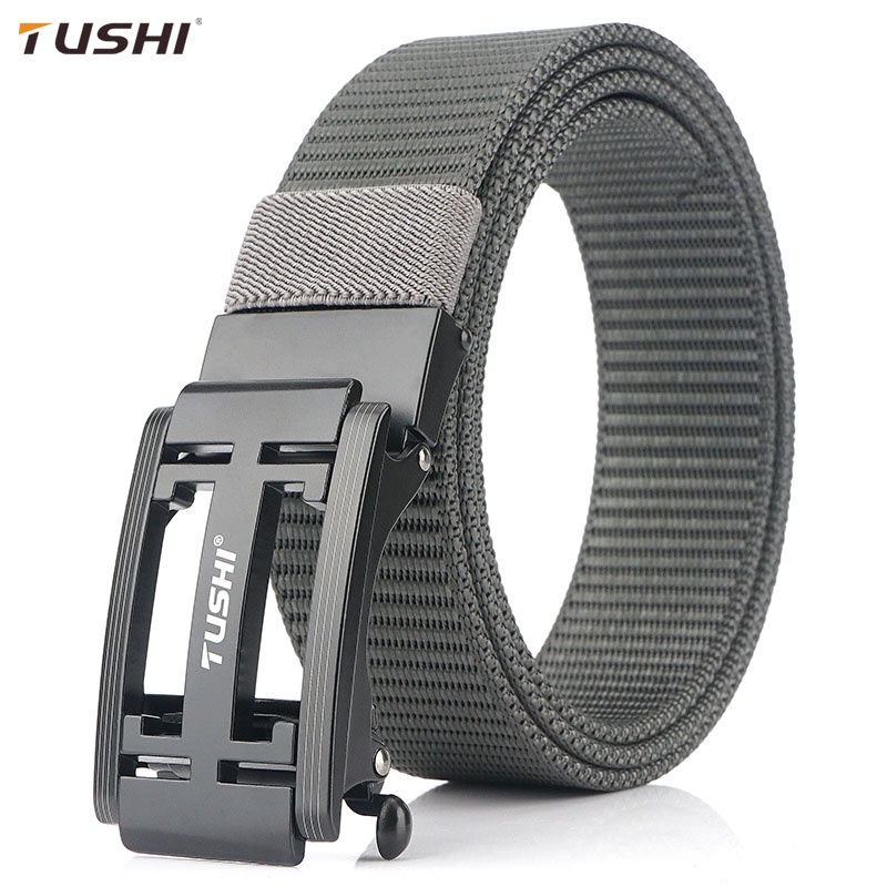 (SIÊU BỀN ĐẸP) Thắt Lưng Nam TuShi Cao Cấp, Vải Canvas, Khóa Cài Tự Động Tiện Lợi_Dây Nịt Nam Vải Bố_Nam Tính, Mạnh Mẽ