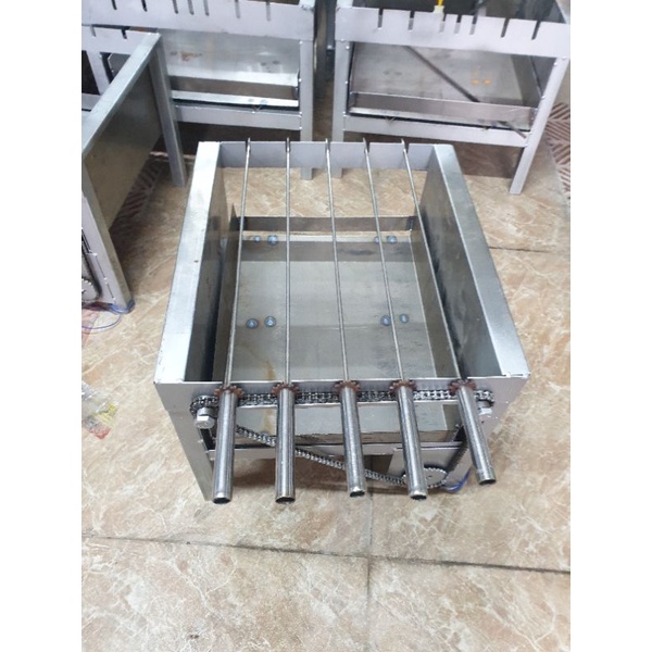 Máy nướng đa năng mini tặng 6 xiên inox . máy 5 xiên