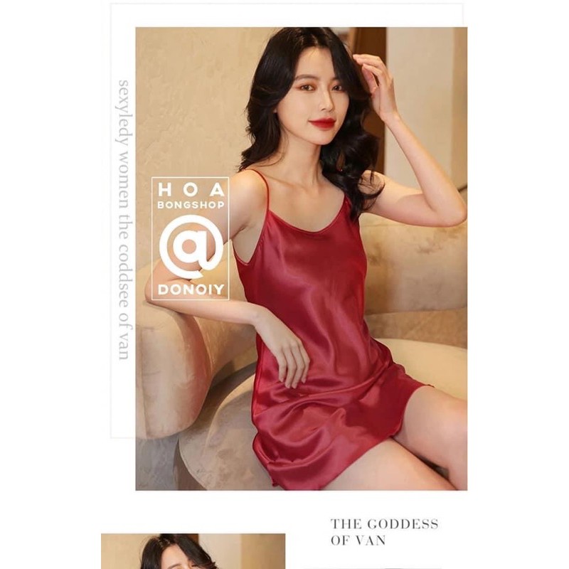 Bộ Váy Lụa Satin Sexy Quyến Rũ Cao Cấp Hè 2021 | BigBuy360 - bigbuy360.vn