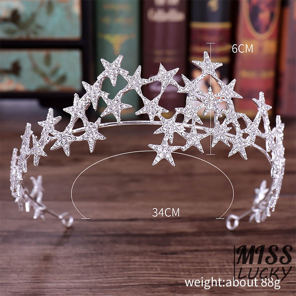 Vương miện cài tóc thiết kế thanh lịch cho cô dâu