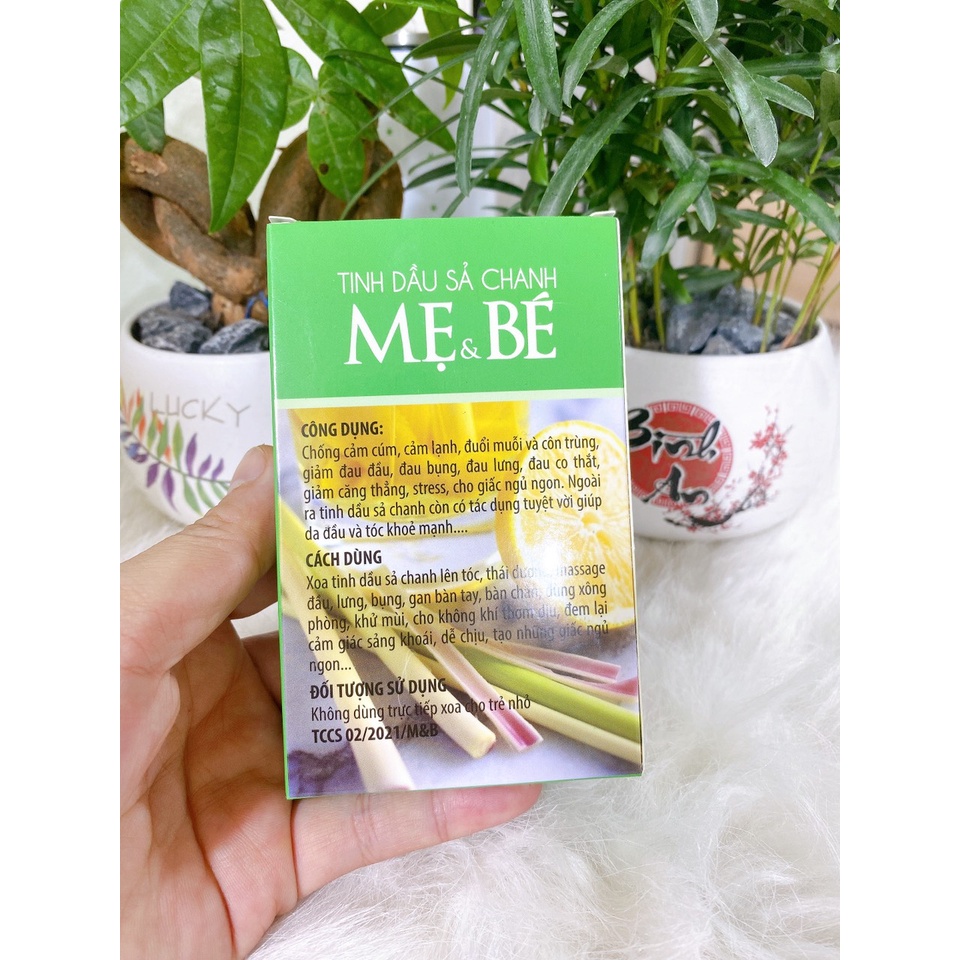 Tinh dầu sả chanh Mẹ và Bé