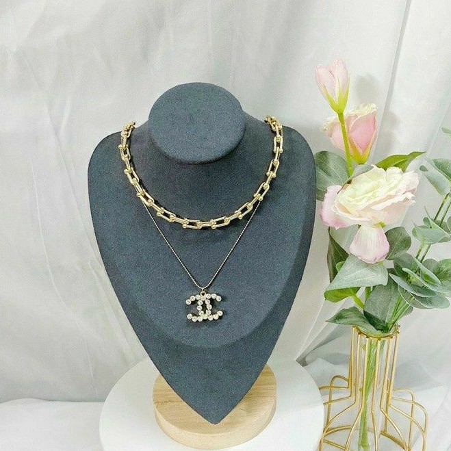 chocker cổ 2 tầng