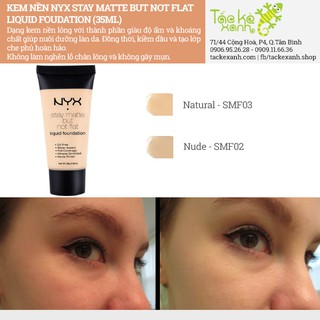 Kem Nền NYX Stay Matte Liquid Foundation - SMF (35Ml)