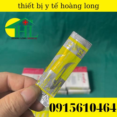 Lưỡi dao mổ kiato số 12 sắc bén dùng cho cán dao số 3 và số 7