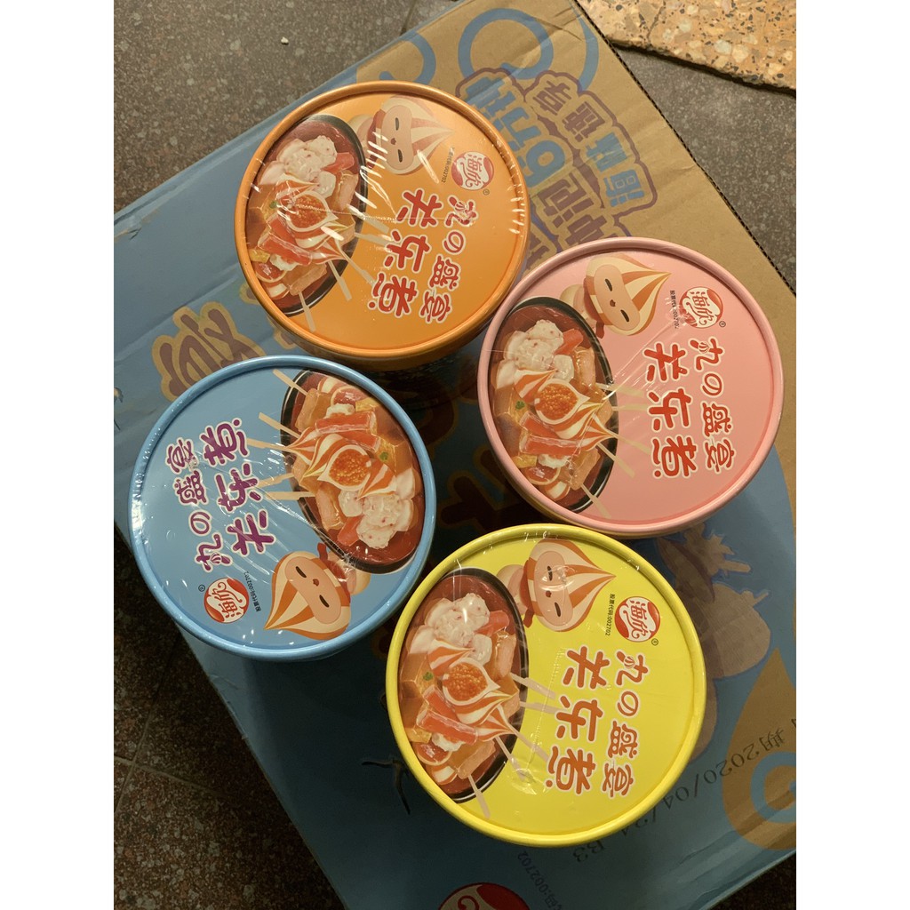 Lẩu Cốc Viên Hải Sản - Kèm Miến Ăn Bao No - Hộp 165gr