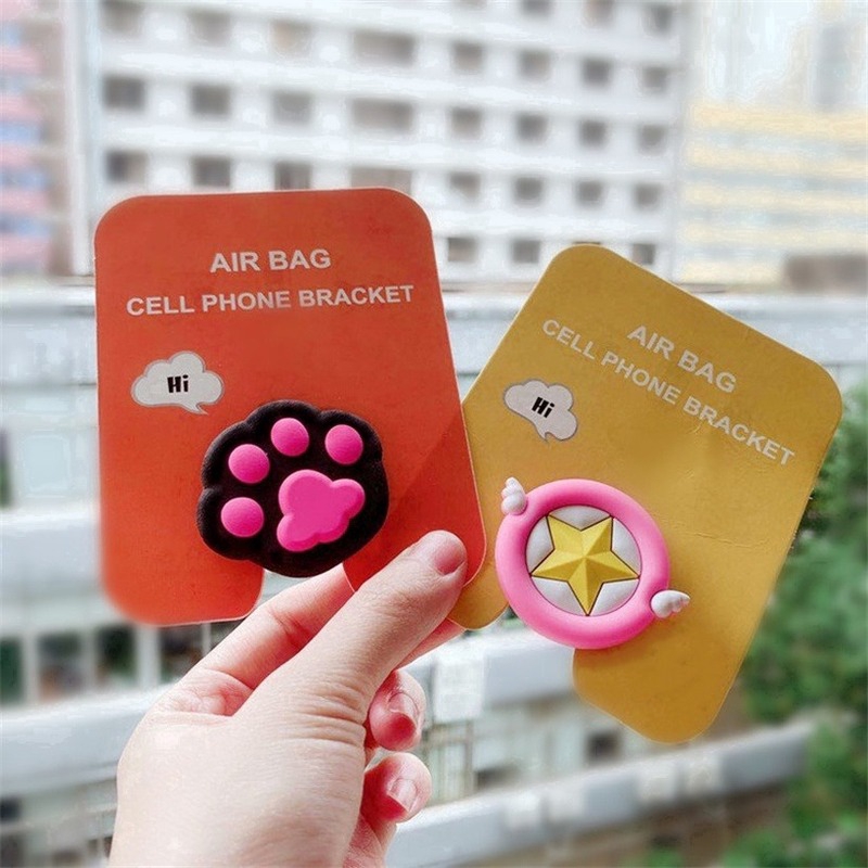 Giá đỡ điện thoại họa tiết hoạt hình 3D dễ thương xinh xắn