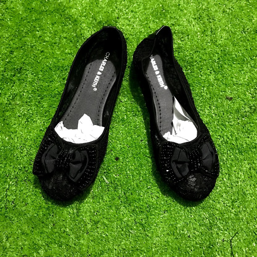 Giày búp bê lưới nơ MSG108