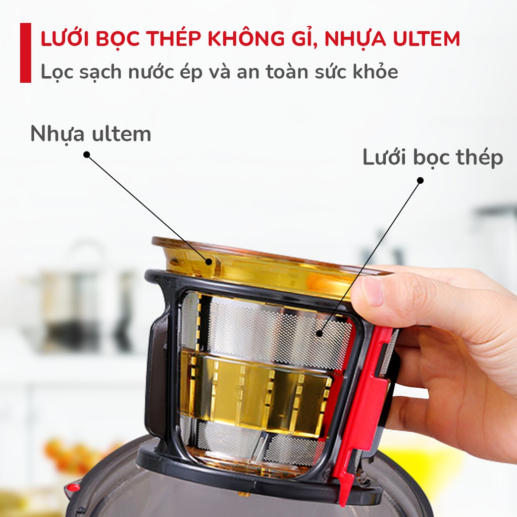 Máy ép trái cây chậm KUVINGS C7000 ép nước hoa quả, rau củ nhiều hơn 20% - Bảo hành điện tử chính hãng Hàn Quốc 10 năm