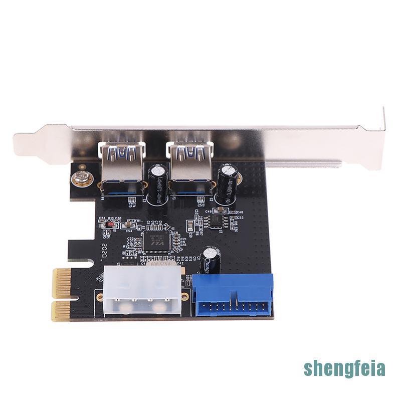 Bộ Chuyển Đổi Thẻ Mở Rộng Usb 3.0 Pci-e 2 Cổng Usb 3.0 Hub Internal 19pin | BigBuy360 - bigbuy360.vn