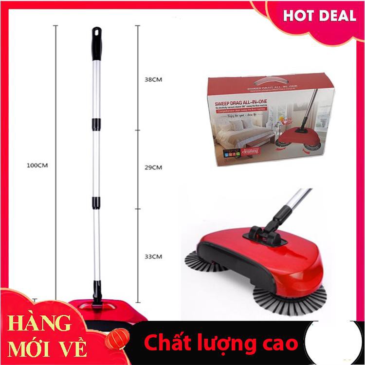 CHỔI QUÉT NHÀ HÚT BỤI 360 ĐỘ ĐA NĂNG - CHỔI HÚT BỤI ĐA NĂNG QUÉT SẠCH BỤI Ở GÓC KẸT