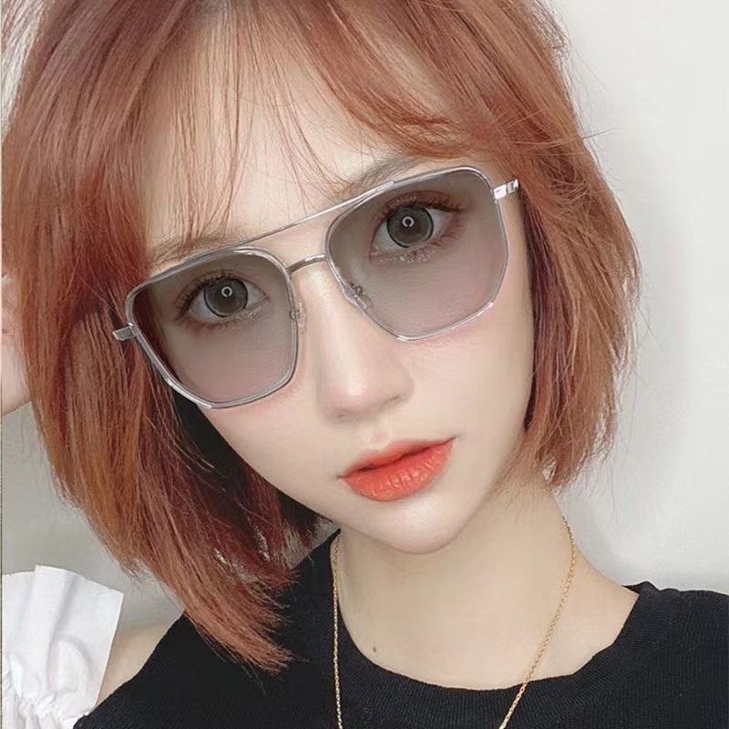 Mắt kính cận Amomo bằng kim loại tròng đổi màu chống ánh sáng xanh chống tia UV cao cấp thời trang cho cả nam và nữ，mắt kính cận，kính cận có độ .5~6.0,kính đổi màu