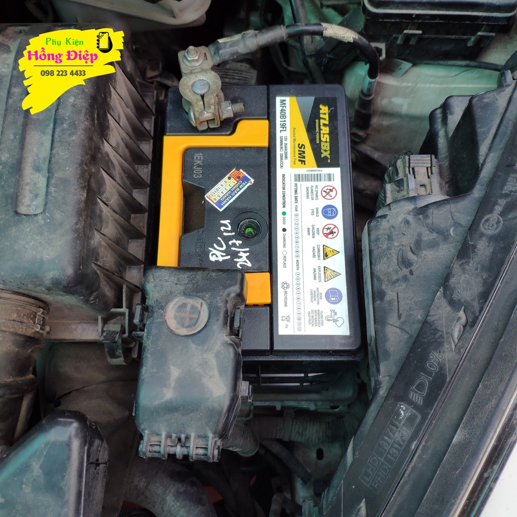 Bình Ắc Quy Atlas BX Lắp Morning - i10