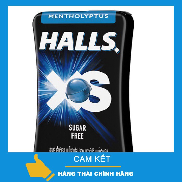 [12 hộp] Kẹm Ngậm Thơm Miệng Halls XS Bạc Hà 15g Thái Lan