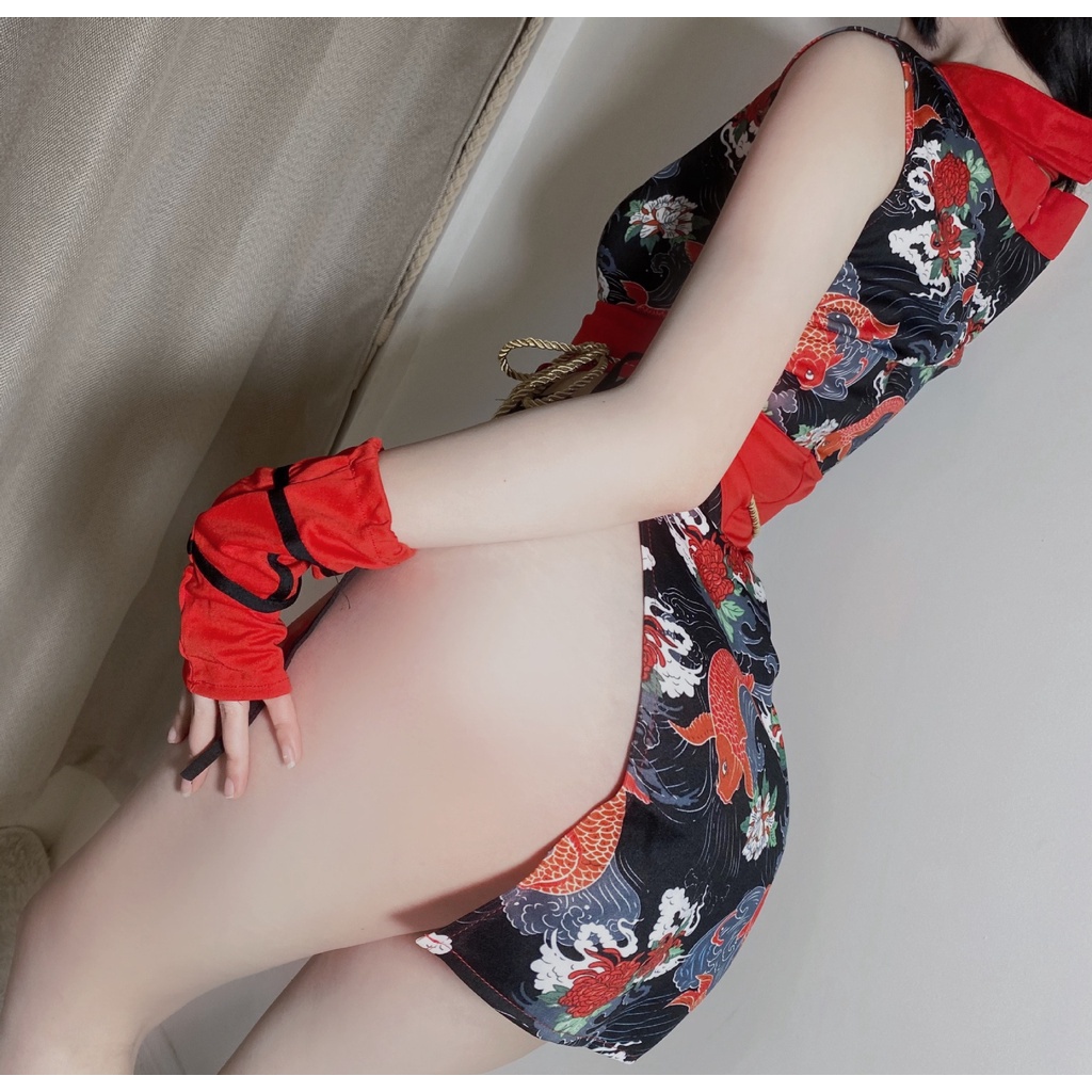 Japanese Kimono Dress For Women Cardigan Sexy Floral Print Yukata Asian Obi Sleepwear Traditional Geisha Robe Vintage Clothes | BigBuy360 - bigbuy360.vn